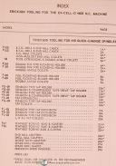 Erickson Tool-Erickson 450-B, Speed Indexer Manual 1964-450-B-04